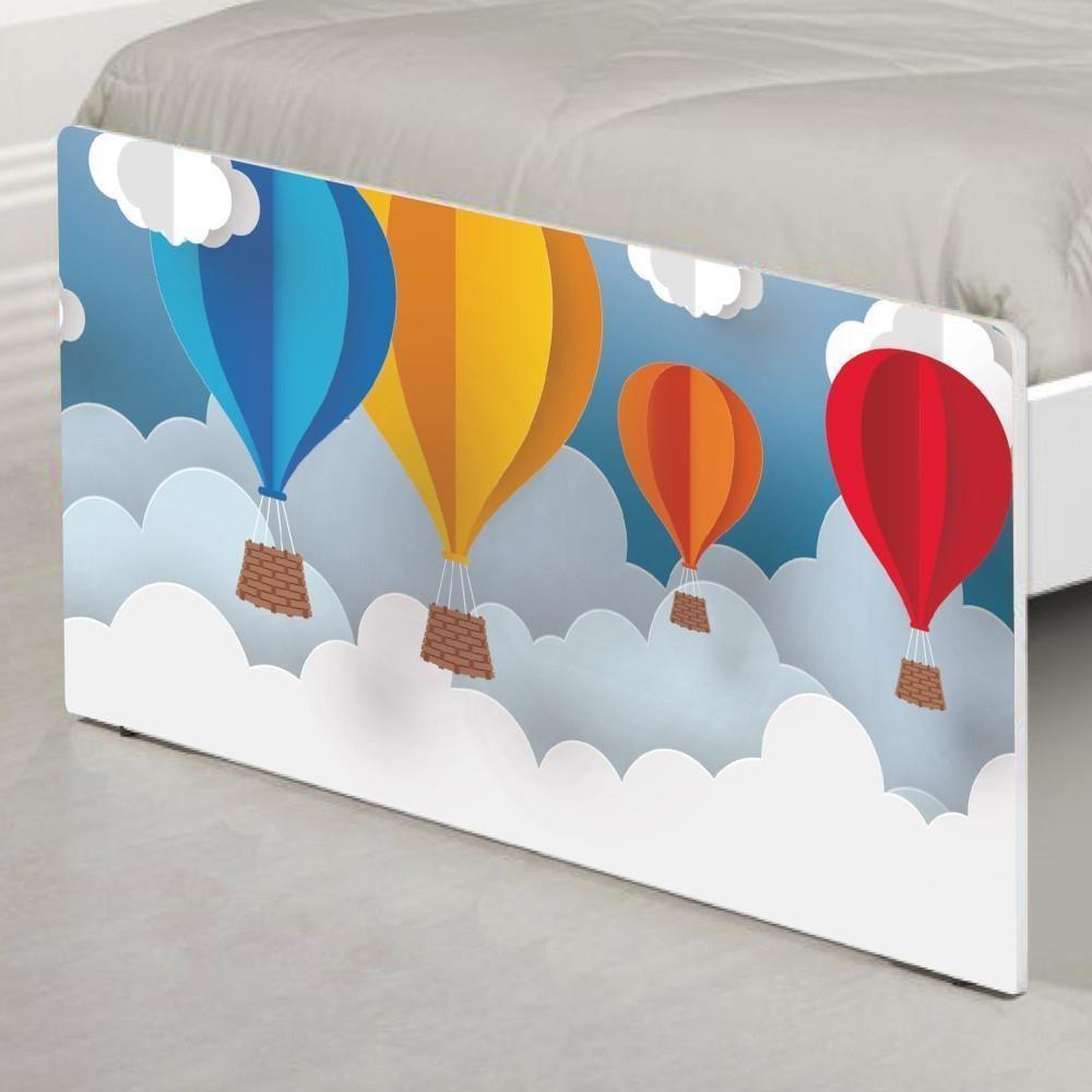 Cama Solteiro Adesivada Balão Com Colchão - 5