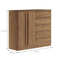 Conjunto Quarto Completo Istambul Jatoba Areia - 2