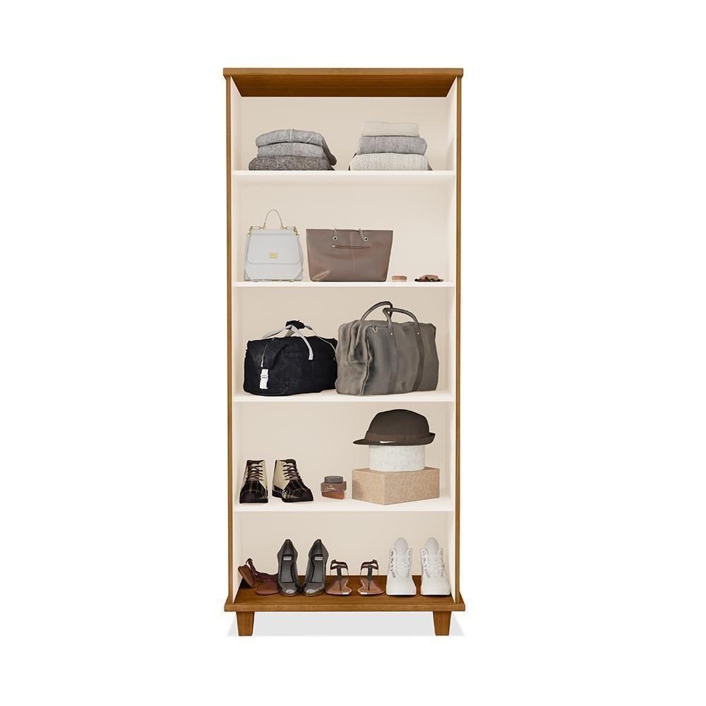 Armário Organizador 2 Portas Lens Malbec Off White - 2