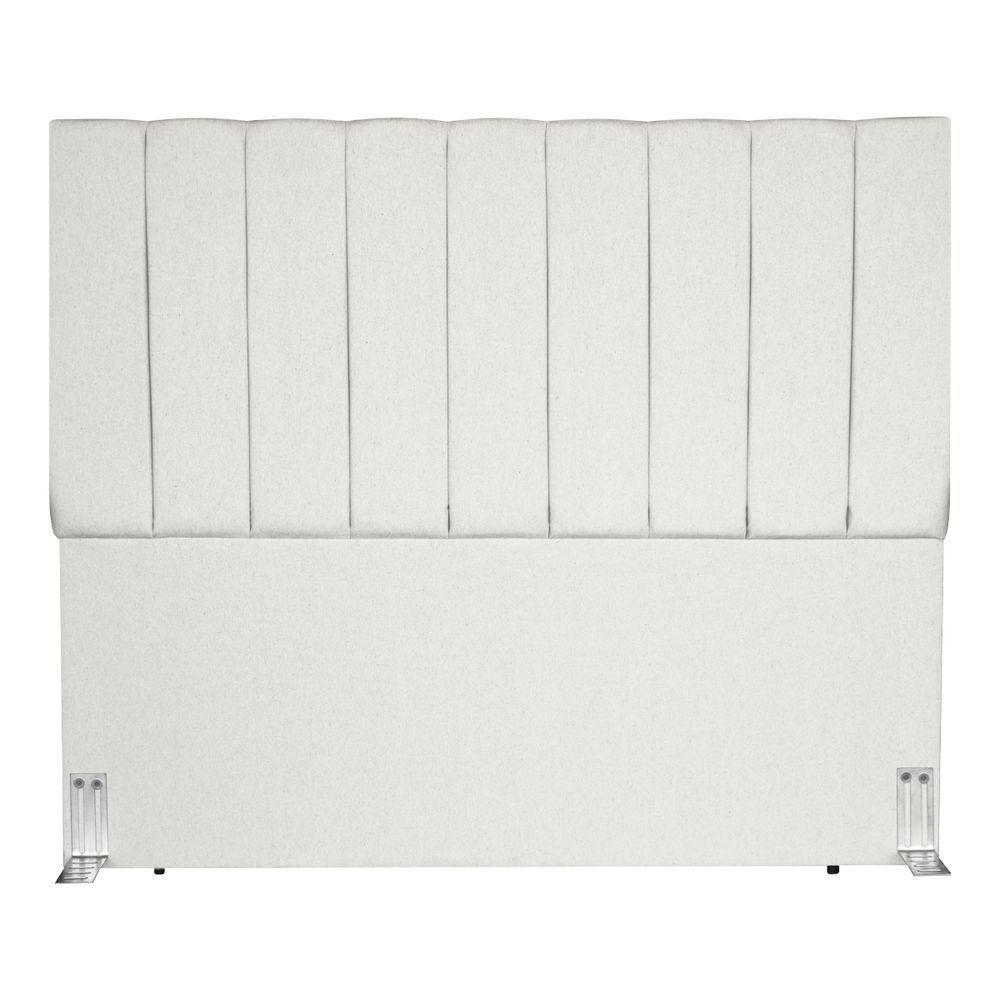 Cabeceira Para Cama Box Casal London Com 140cm Em Linho Bege - 1