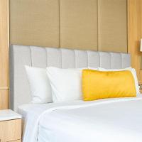 Cabeceira Para Cama Box Casal London Com 140cm Em Linho Bege - 2