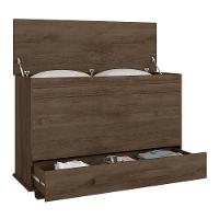 Baú Organizador Com Gaveta Perúgia Freijó - 3