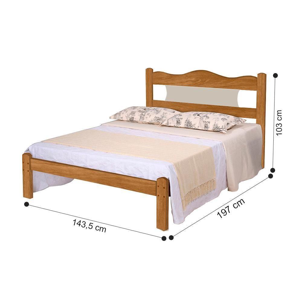 Cama Casal Flex Elaborada Oslo Nature Off White - 4