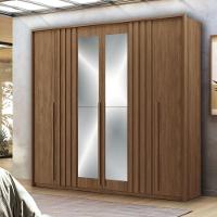 Conjunto Quarto Completo Com Espelho Nice Jatoba - 5