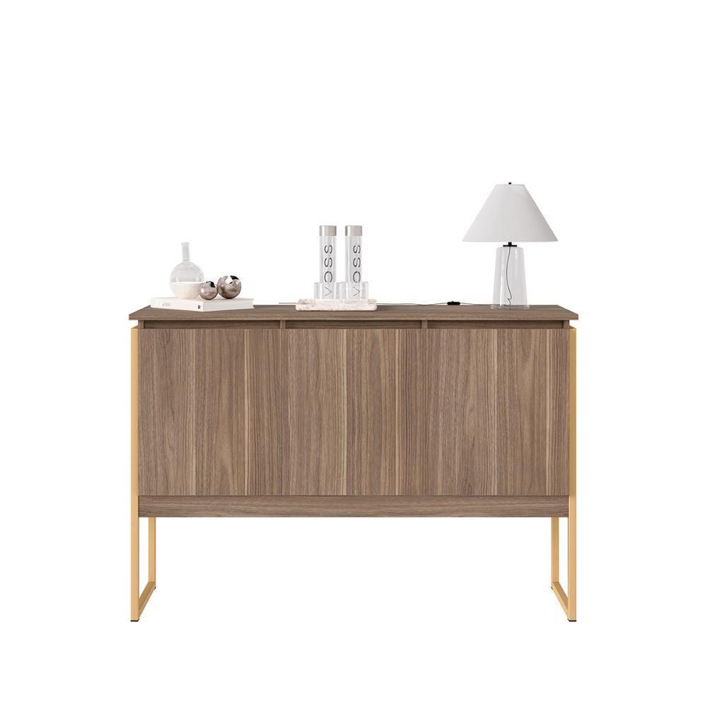 Buffet Moderno 3 Portas Londres Affara Dourado - 3