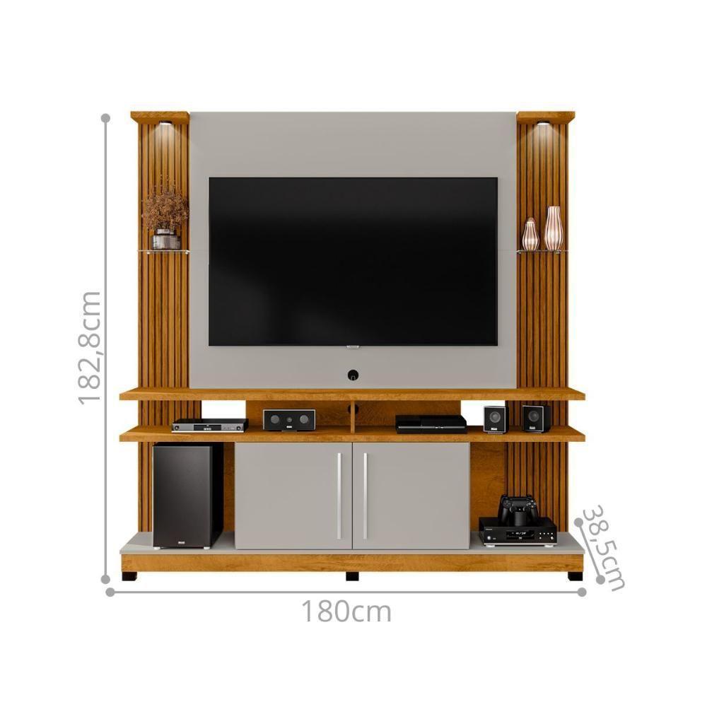 Home Para Tv Genappe Led Nature/off/ripado - 2