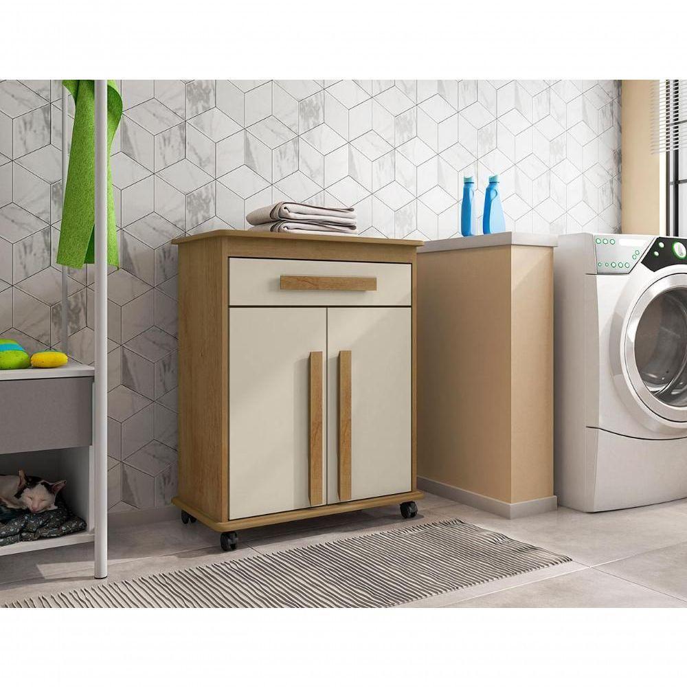 Multiuso Com 2 Portas Cantária Cinamomo Off White - 5