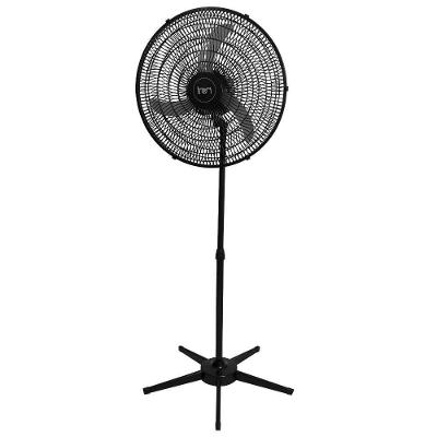 Ventilador de Coluna Oscilante Casa H 60cm 3 Pás 3 Velocidades Preto Bivolt