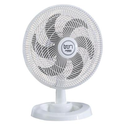 Ventilador de Mesa Casa H 130W 40cm 6 Pás 3 Velocidades Branco e Prata Lorena 220V