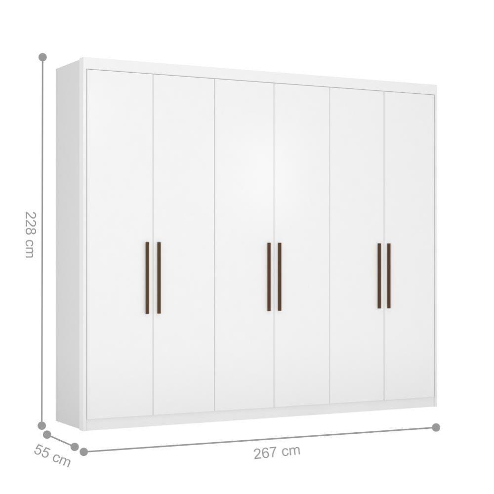 Conjunto Quarto De Casal Completo Caroline Branco - 5