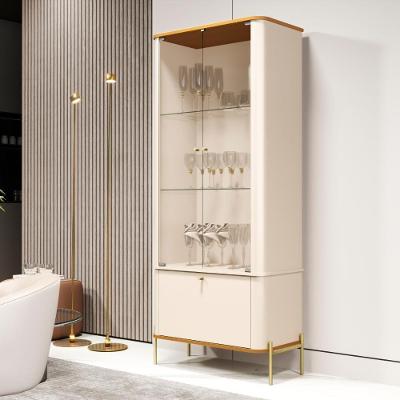 Cristaleira Nova Orleans Off White Nature Dourado