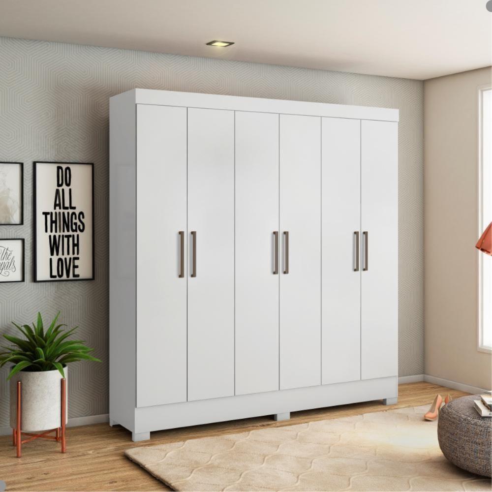 Conjunto Quarto De Casal Completo Ferrara Branco - 6