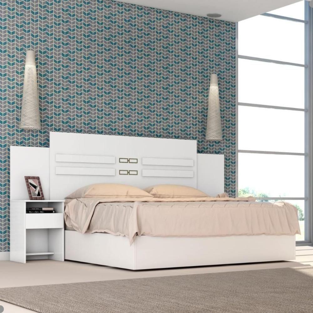 Conjunto Quarto De Casal Completo Ferrara Branco - 8