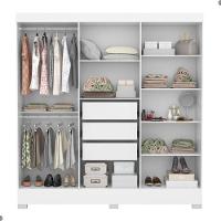 Conjunto Quarto De Casal Completo Ferrara Branco - 5