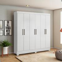 Conjunto Quarto De Casal Completo Ferrara Branco - 6