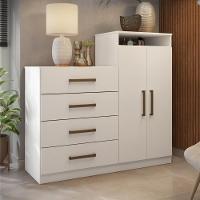 Conjunto Quarto De Casal Completo Ferrara Branco - 7