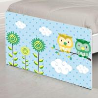 Cama Solteiro Adesivada Corujinhas Com Colchão - 5