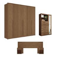 Conjunto Quarto Completo Nice Jatoba - 1
