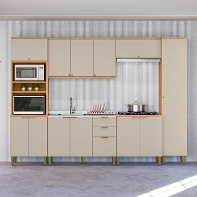 Conjunto Cozinha Compacta Canberra Jequitiba Off White