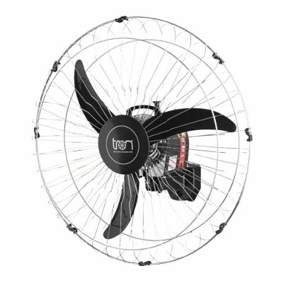 Ventilador de Parede Casa H 140W 44cm 3 Pás 3 Velocidades Preto América Bivolt