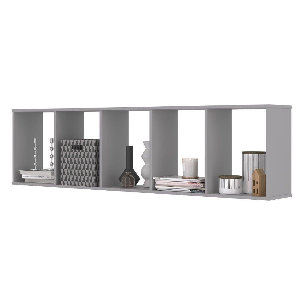 Kit Nichos 5 Compartimento Flórida Cinza - 1
