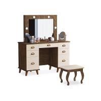 Penteadeira Com Assento Omaha Malbec Off White - 1