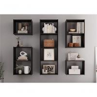 Conjunto Nichos 10 Compartimento Alfa Preto Onix - 1