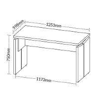 Mesa Para Computador Bahamas Nogal Preto - 3