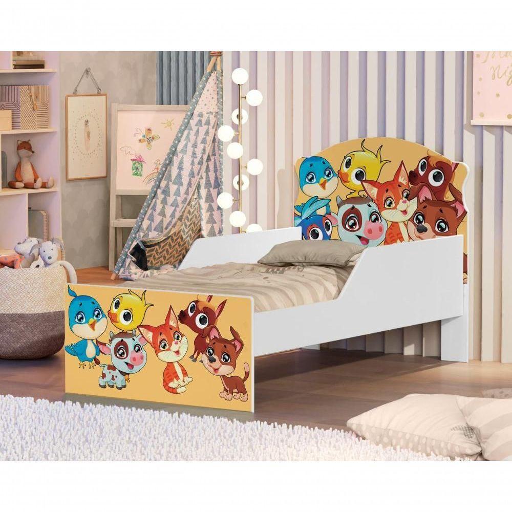 Mini Cama Bichinhos Com Colchão - 4