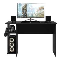 Mesa Gamer Com Suporte De Fone Zalie Preto - 3