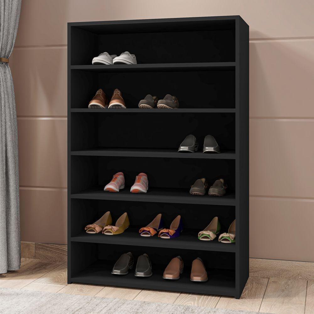 Sapateira Lana Preto 5 Prateleiras - 1