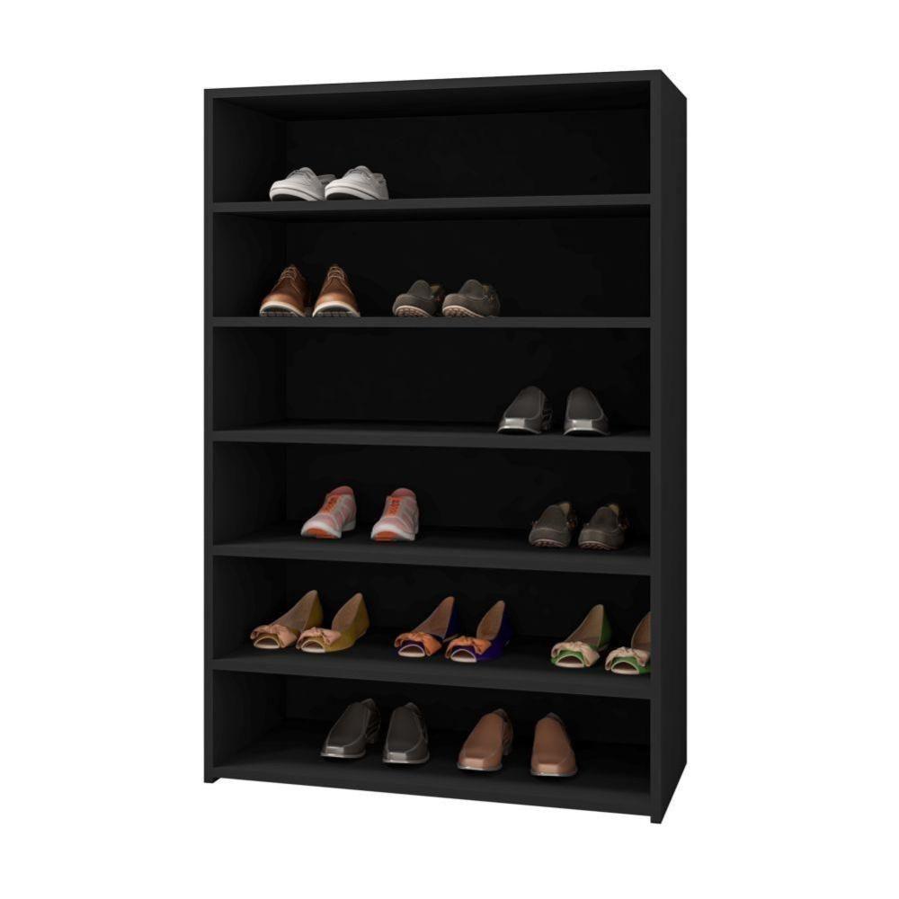 Sapateira Lana Preto 5 Prateleiras - 3