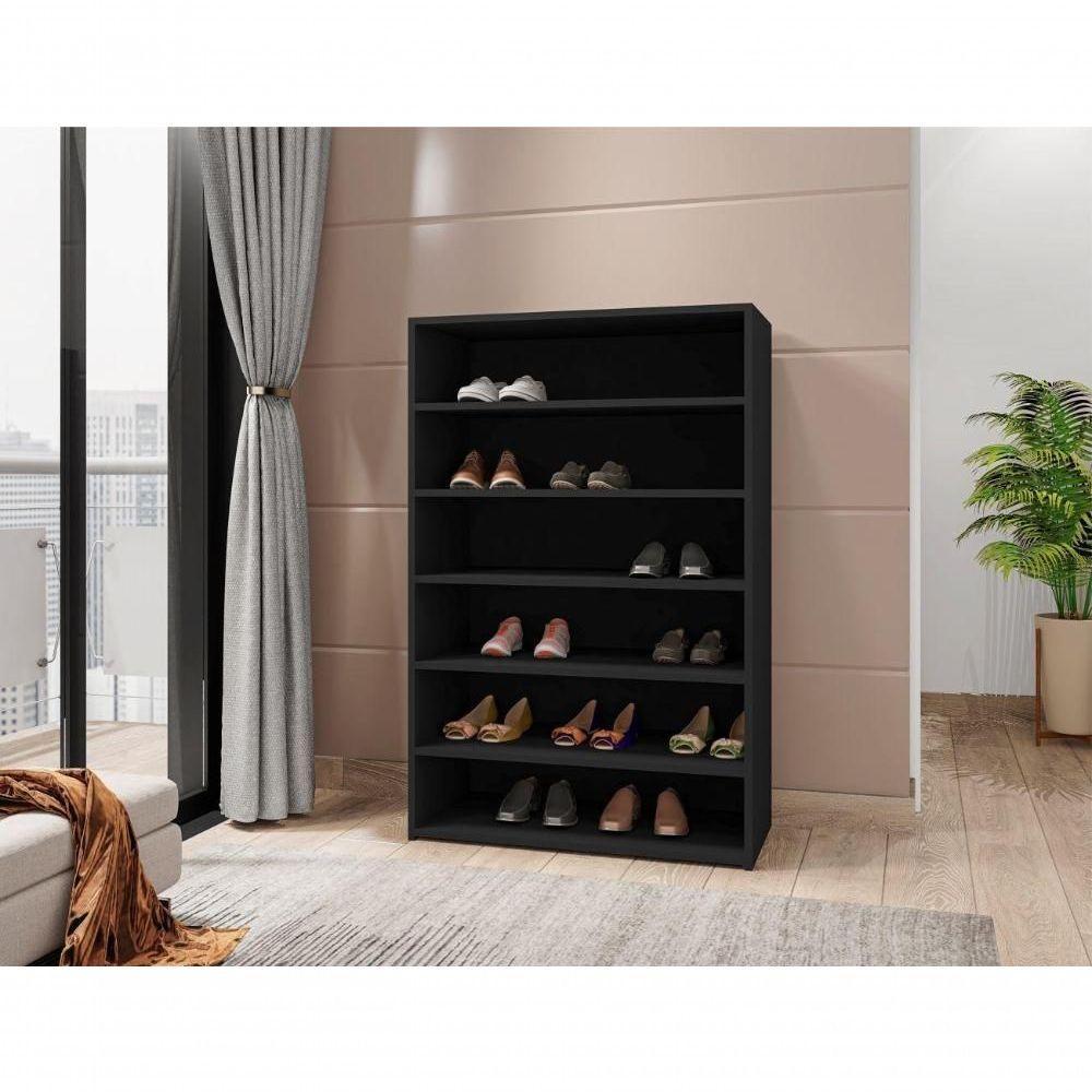 Sapateira Lana Preto 5 Prateleiras - 4