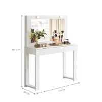 Escrivaninha Penteadeira Royal Branco Fosco - 3