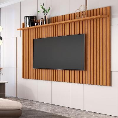 Painel De Tv Ripado 1.8 Estrasburgo Nature