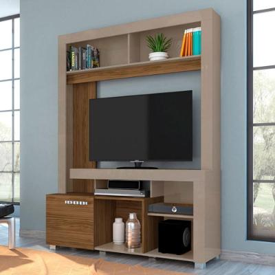 Home Para Tv Com Nichos Earnest Fendi Naturale