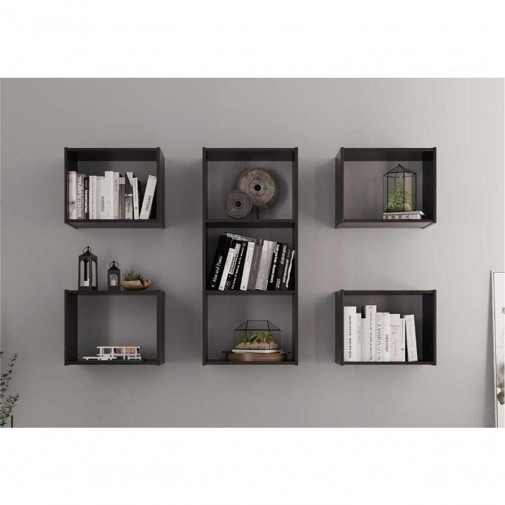 Kit Nichos 7 Compartimento Canada Preto Onix - 1