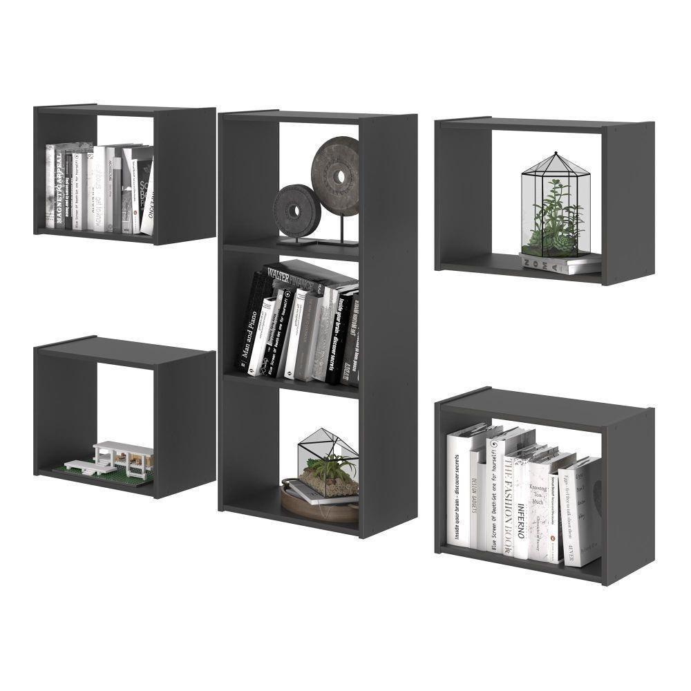 Kit Nichos 7 Compartimento Canada Preto Onix - 4