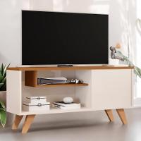 Bancada Tvs 60 Polegadas Porto Seguro Off White Nature - 1