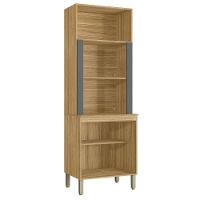 Paneleiro Duplo Com 4 Portas Winkler Freijó Gris - 3