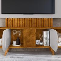 Painel Tv 75 Polegadas Embaré Naturalle Off White - 4