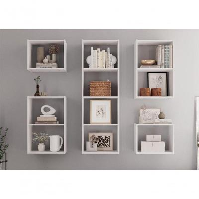 Conjunto Nichos 10 Compartimento Alfa Branco