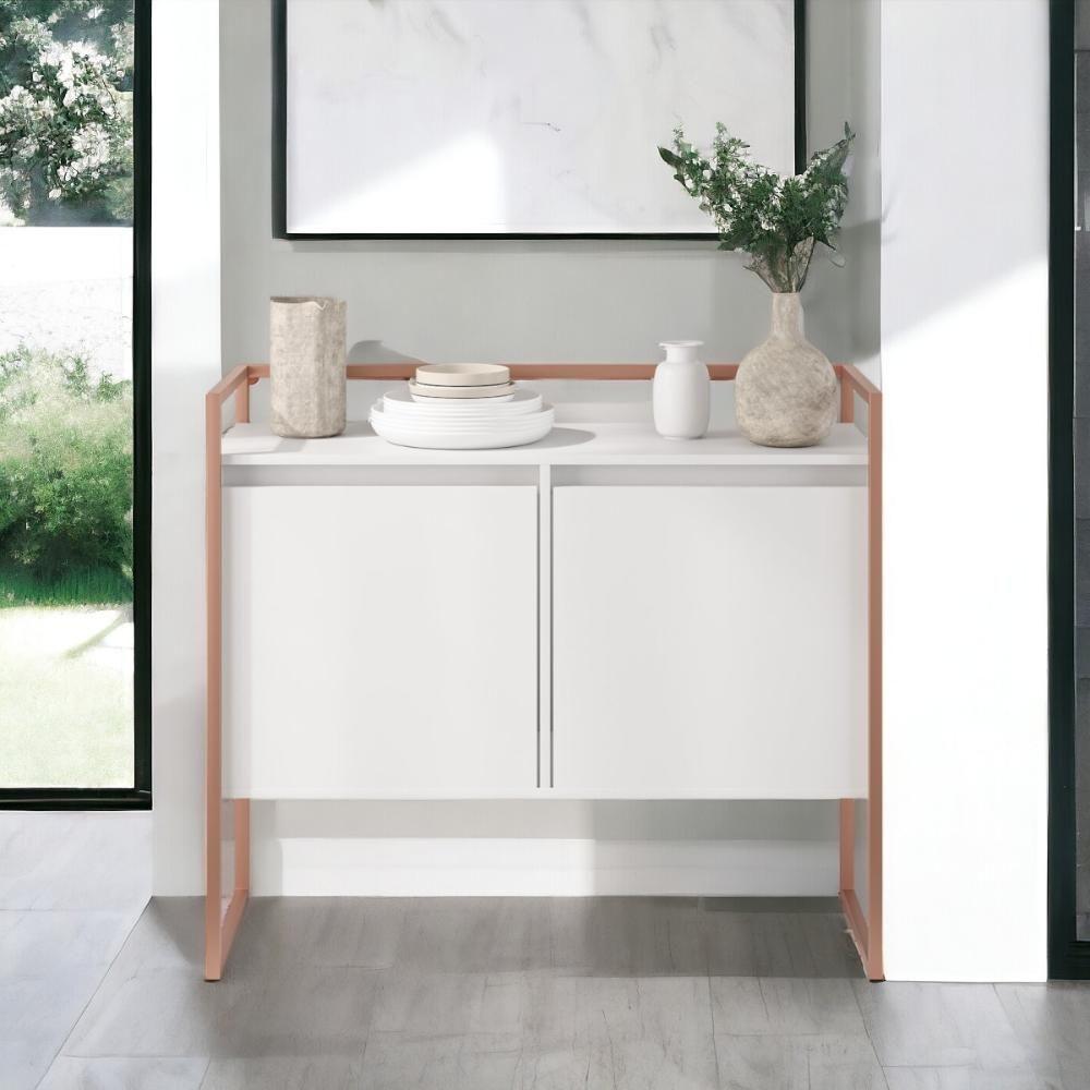 Buffet Sala Cantinho Do Café Branco Cobre - 1