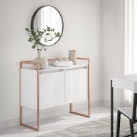 Buffet Sala Cantinho Do Café Branco Cobre - 4