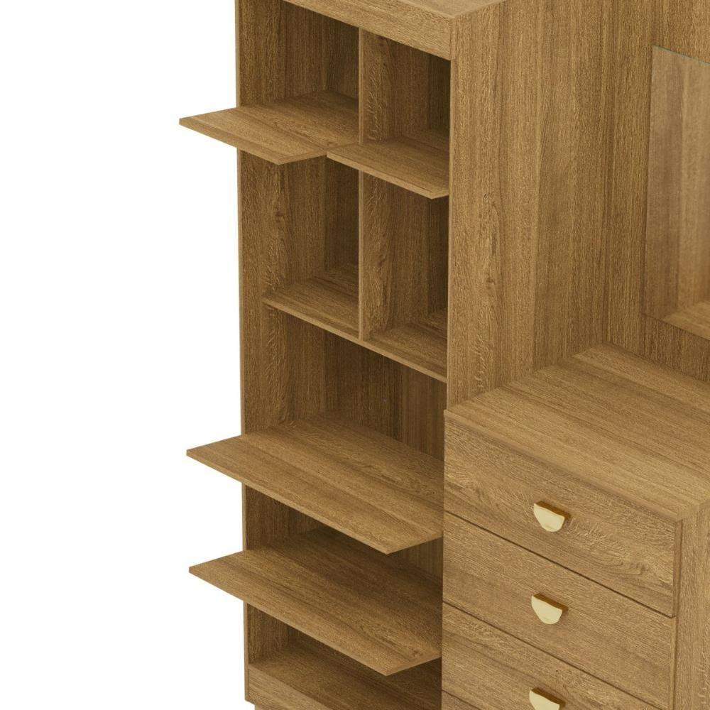 Cômoda Roupeiro 4 Gavetas Gerórgia Nature - 3