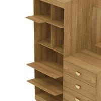 Cômoda Roupeiro 4 Gavetas Gerórgia Nature - 3