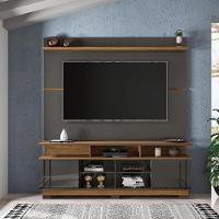 Home Para Tvs Até 75 Polegadas Jacob Grafite Freijó - 1