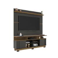 Home Para Tvs Até 75 Polegadas Jacob Grafite Freijó - 4
