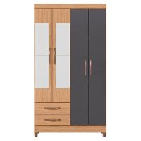 Guarda Roupa 4 Portas Espelho Bruno Freijo Titanium - 2