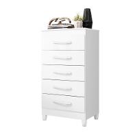 Cômoda Milady Branco Flex Titanium Azul Rosa 5 Gavetas - 6